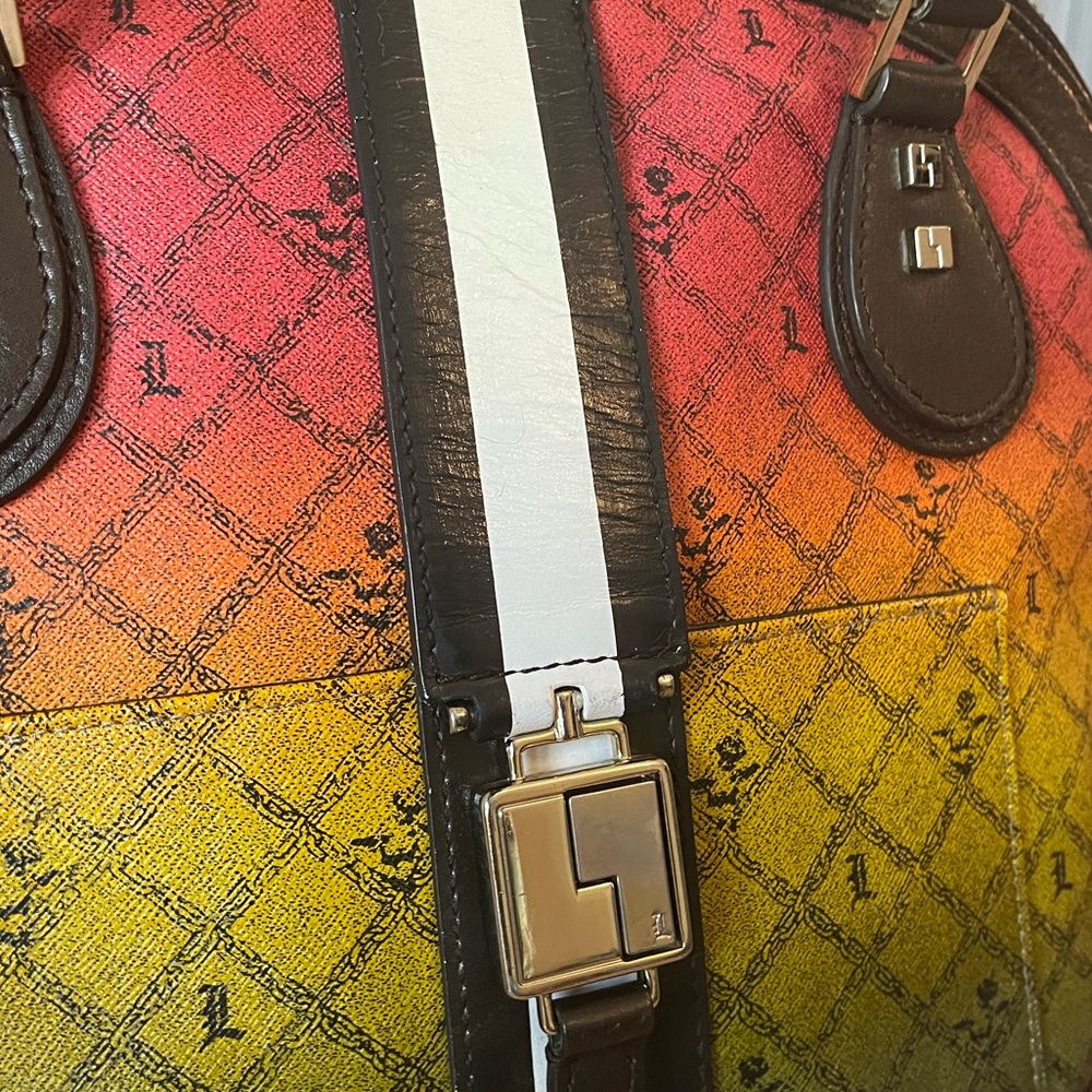 🐑🐑💋 Vintage L.A.M.B. Rasta Montego Bowler by Gwen Stefani - Picture 5 of 16
